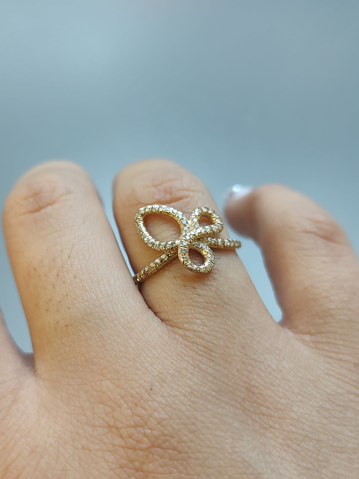 NEW! The Simple Promise Ring with Blue Sapphires