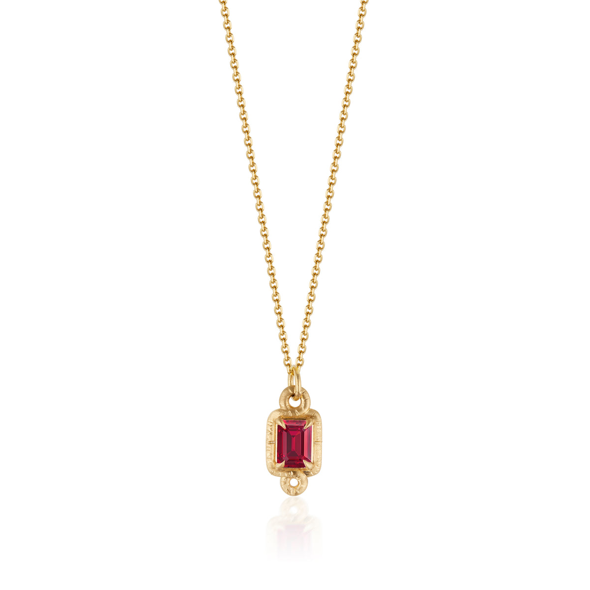 The Birth Necklace with Ruby