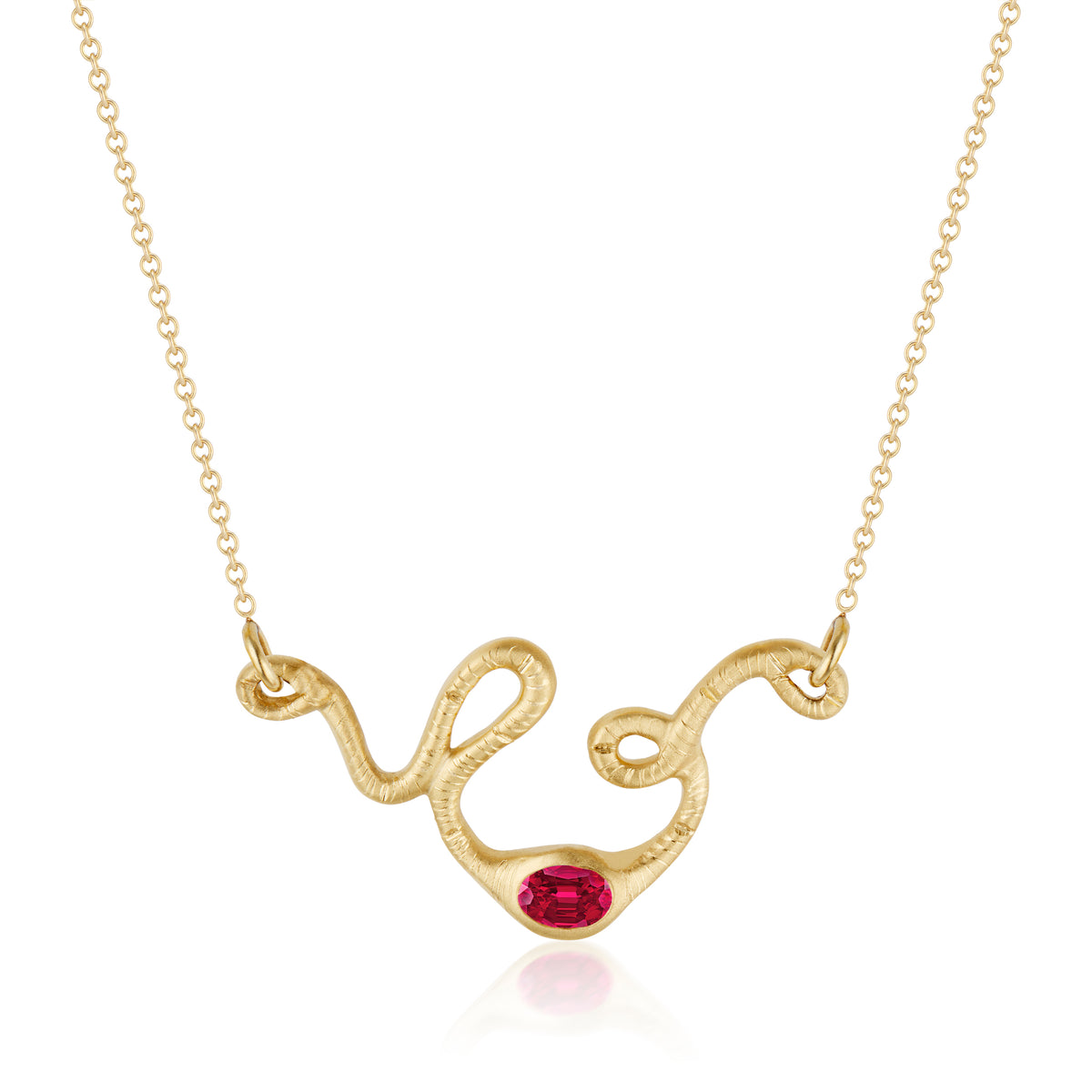 The Fertility Necklace with Ruby