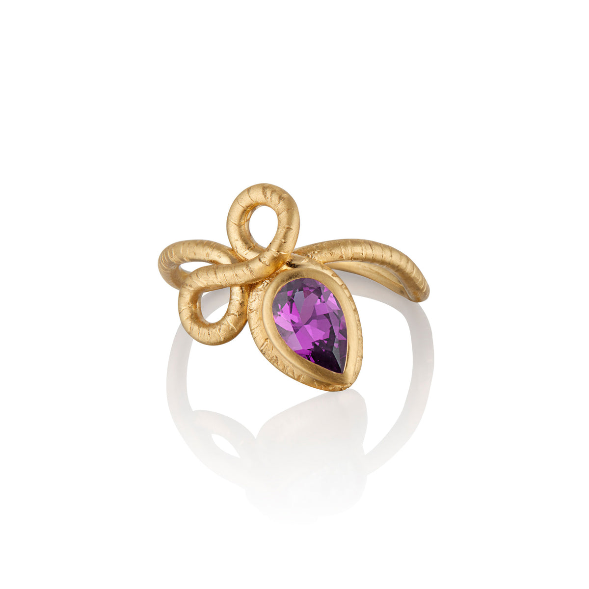 The Promise Ring with Amethyst