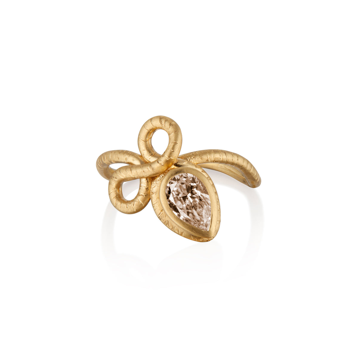 NEW! The Promise Ring with Brown Diamond