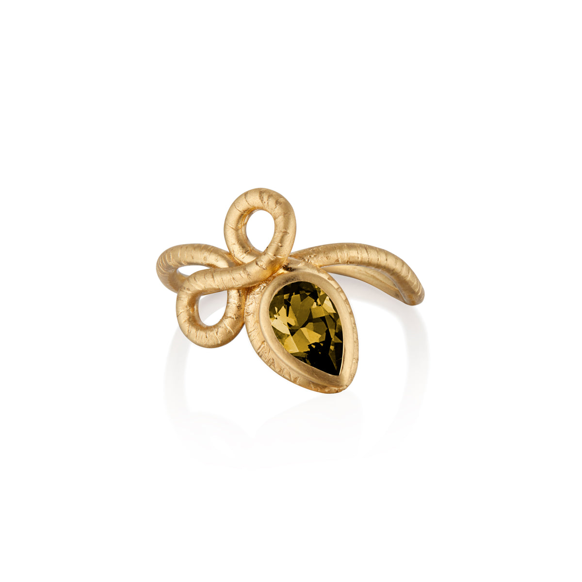 The Promise Ring with Deep Brown Diamond