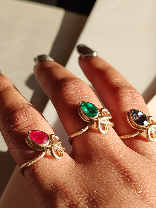 The Promise Ring with Emerald