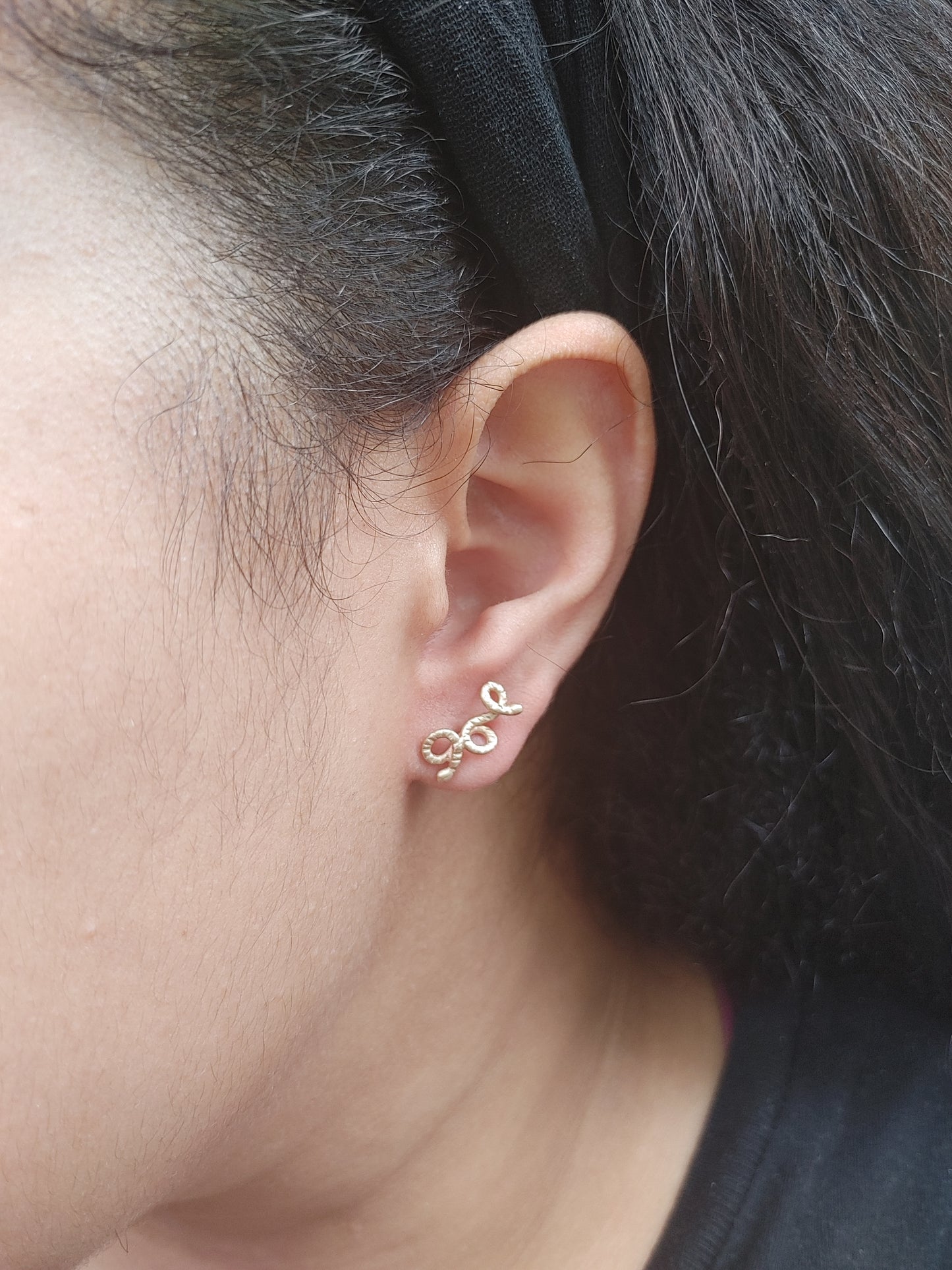The Child Studs in Gold