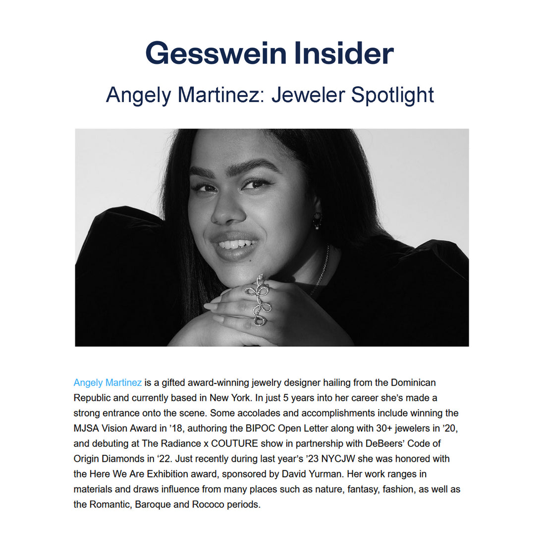 Gesswein: Jeweler Spotlight