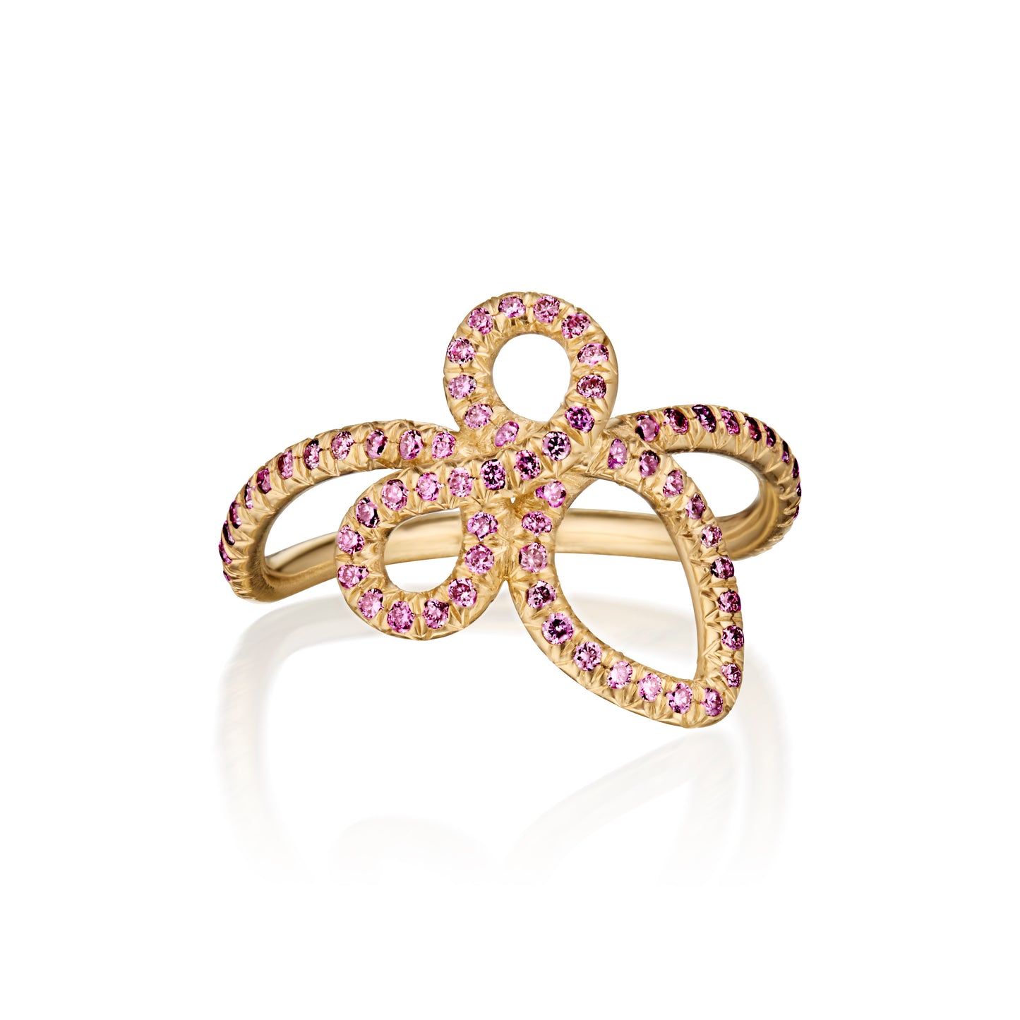 NEW! The Simple Promise Ring with Pink Sapphires