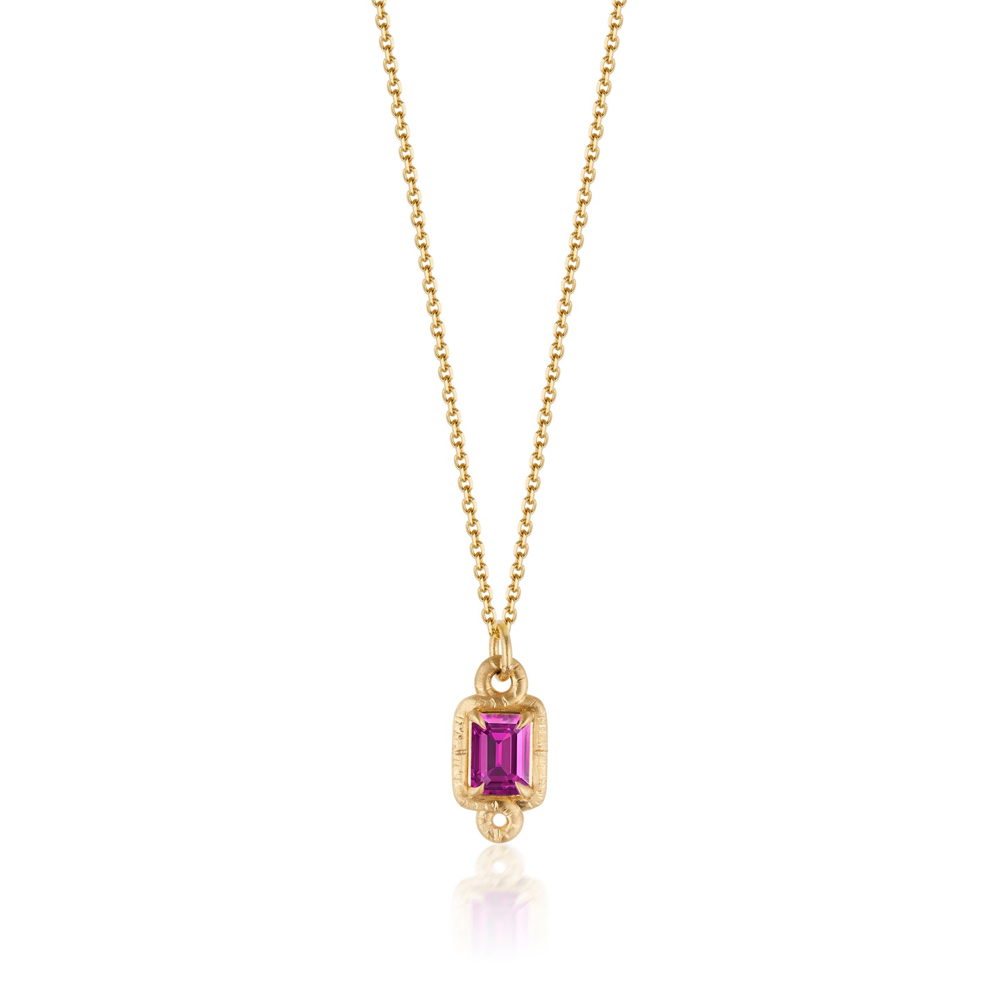 NEW! The Birth Necklace with Pink Sapphire