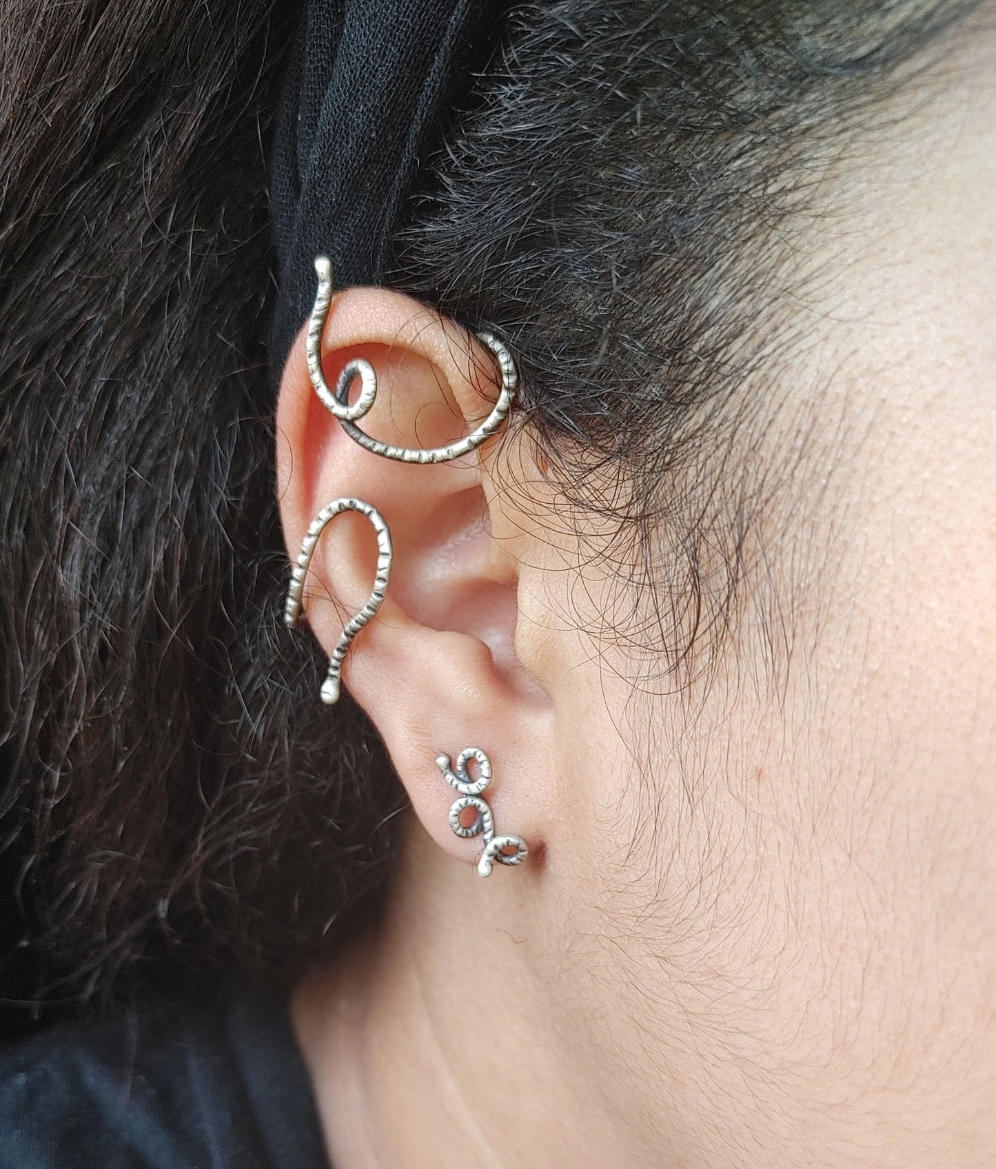 The Child Studs in Silver