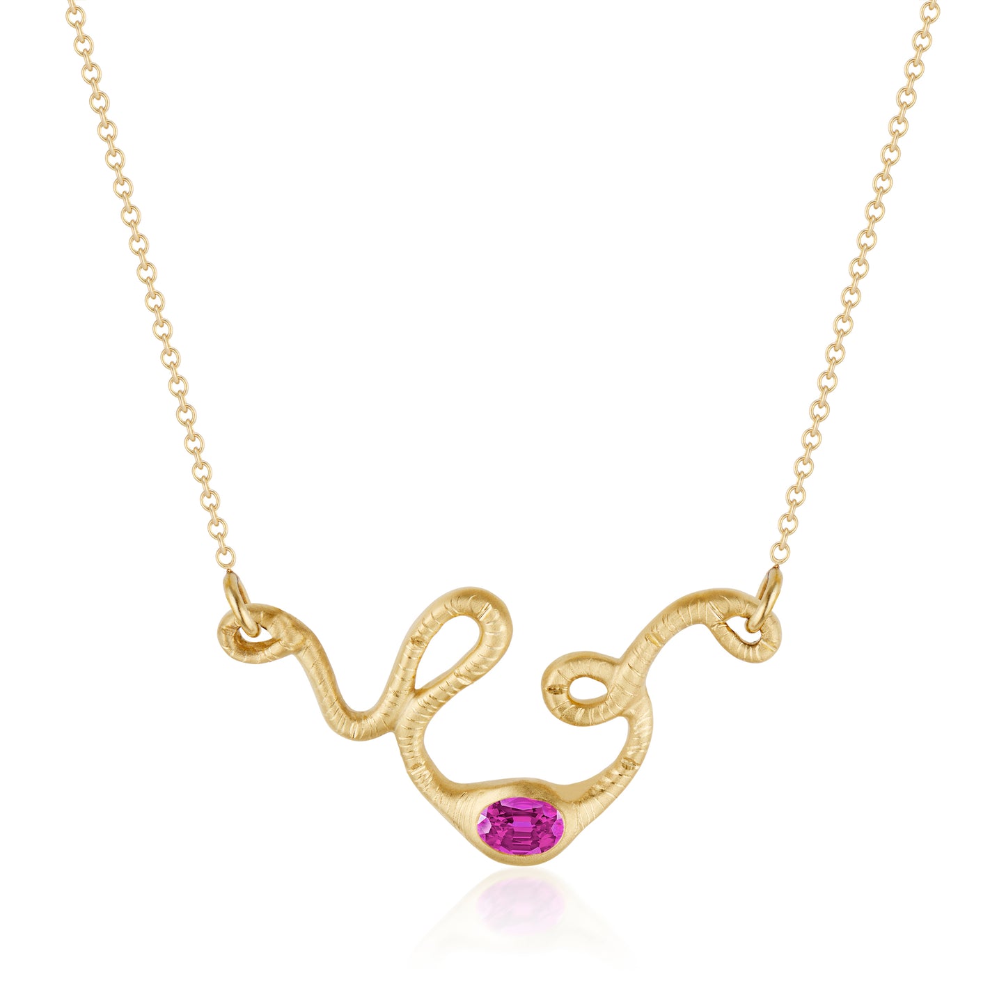 NEW! The Fertility Necklace with Pink Sapphire