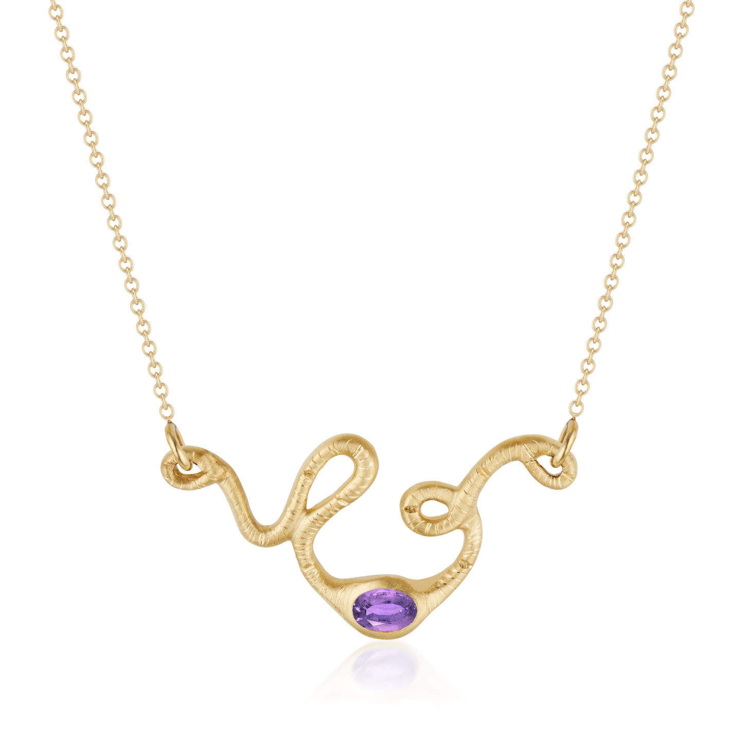 NEW! The Fertility Necklace with Purple Sapphire