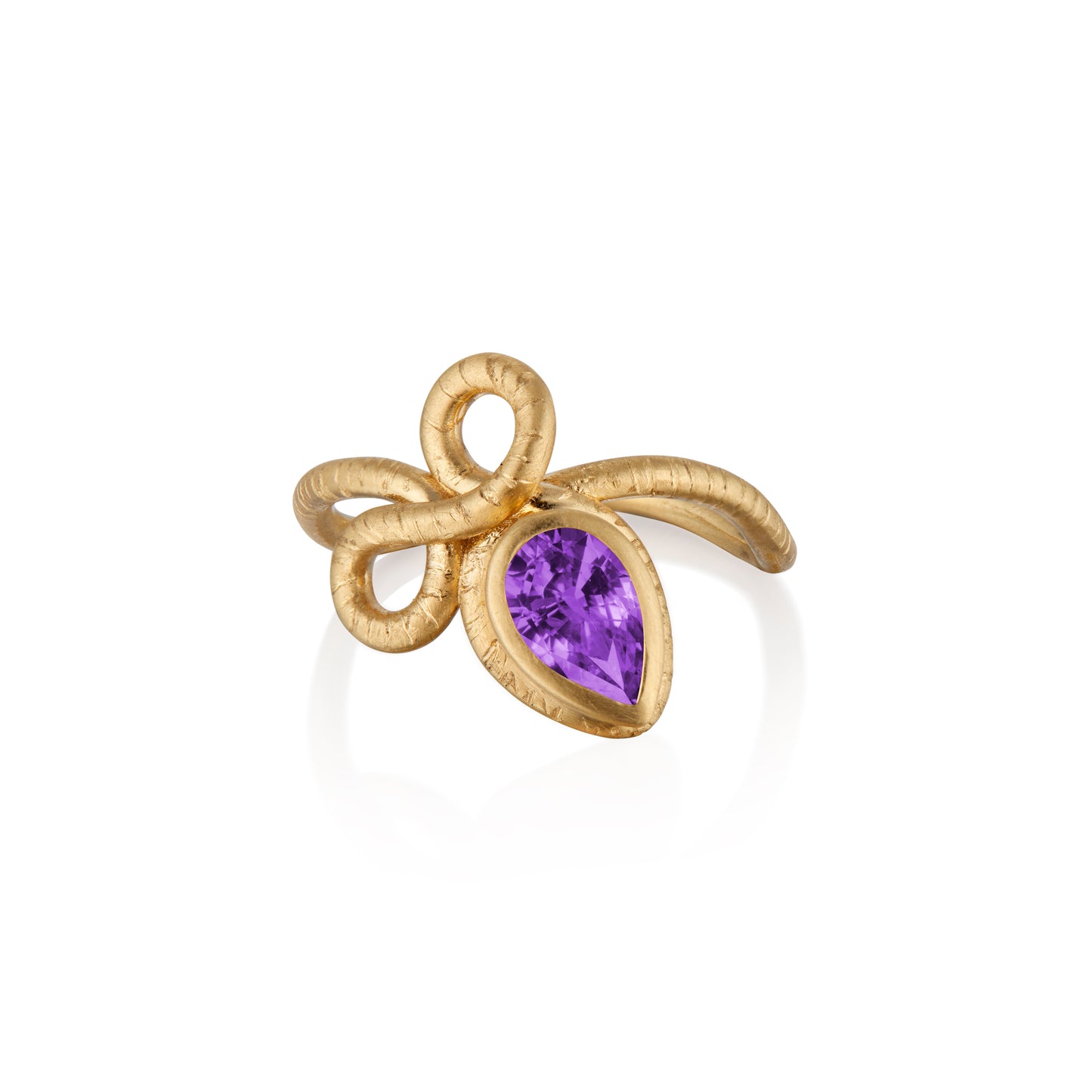 NEW! The Promise Ring with Purple Sapphire