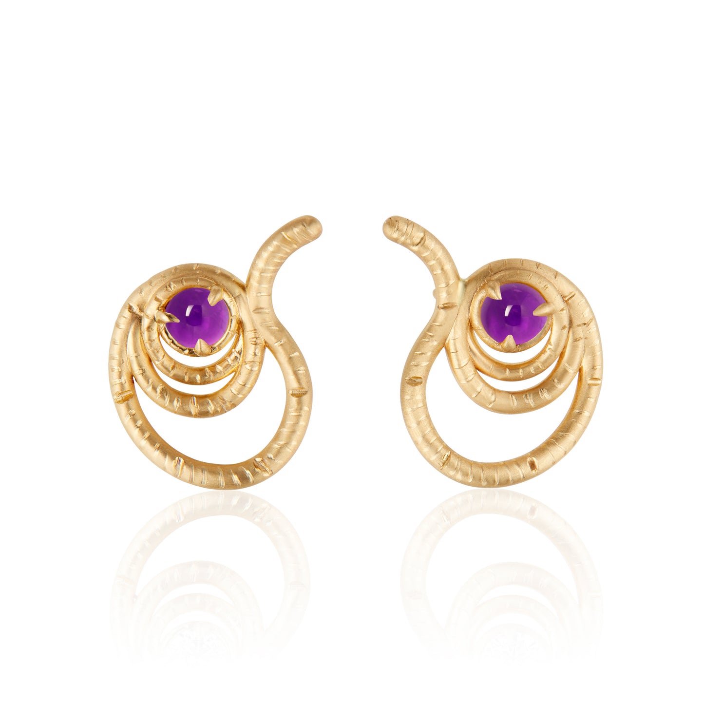 NEW! The Union Earrings with Amethyst
