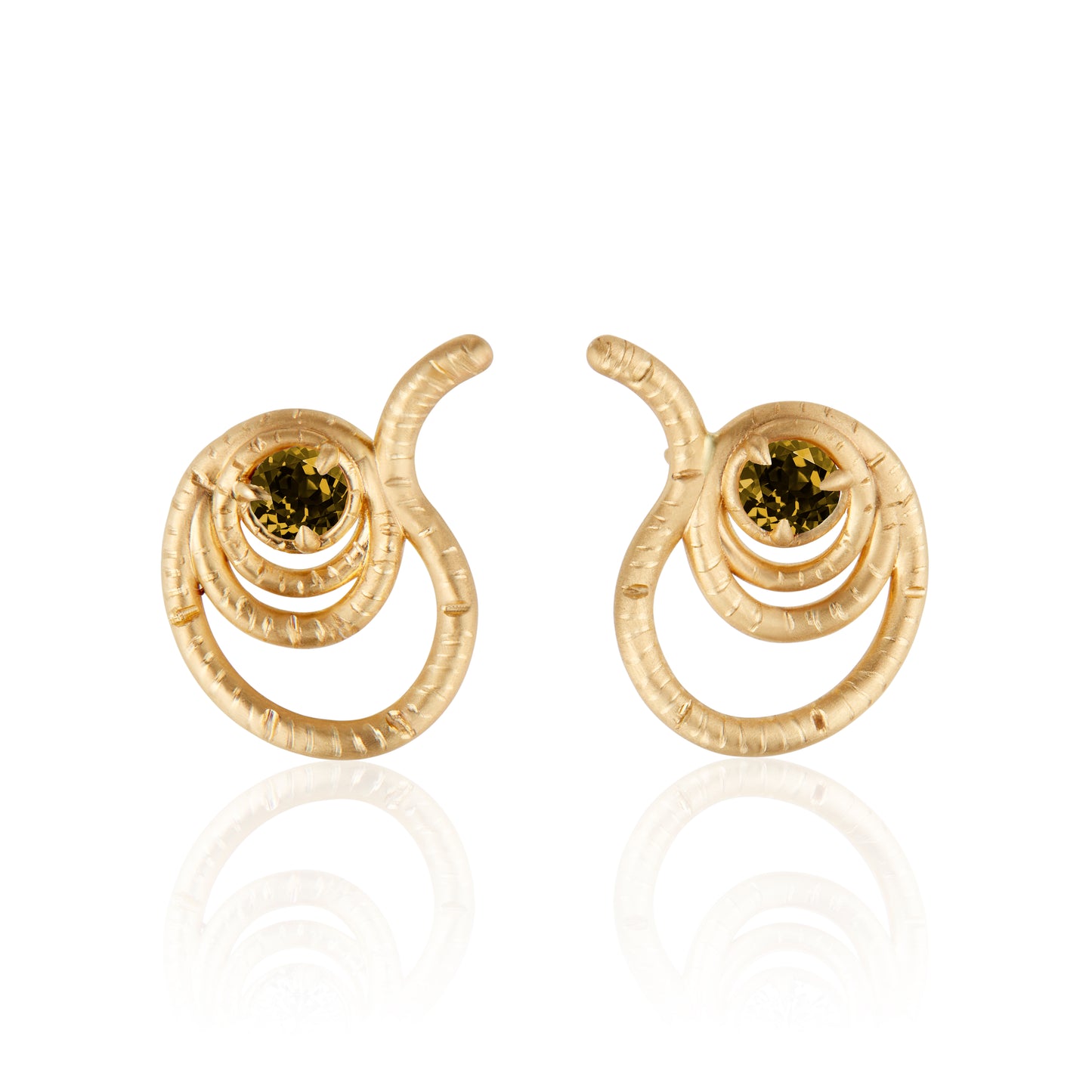 NEW! The Union Earrings with Deep Brown Diamonds