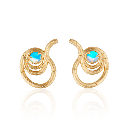 NEW! The Union Earrings with Moonstone
