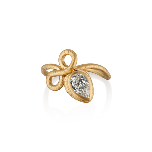 NEW! The Promise Ring with Light Champagne Diamond