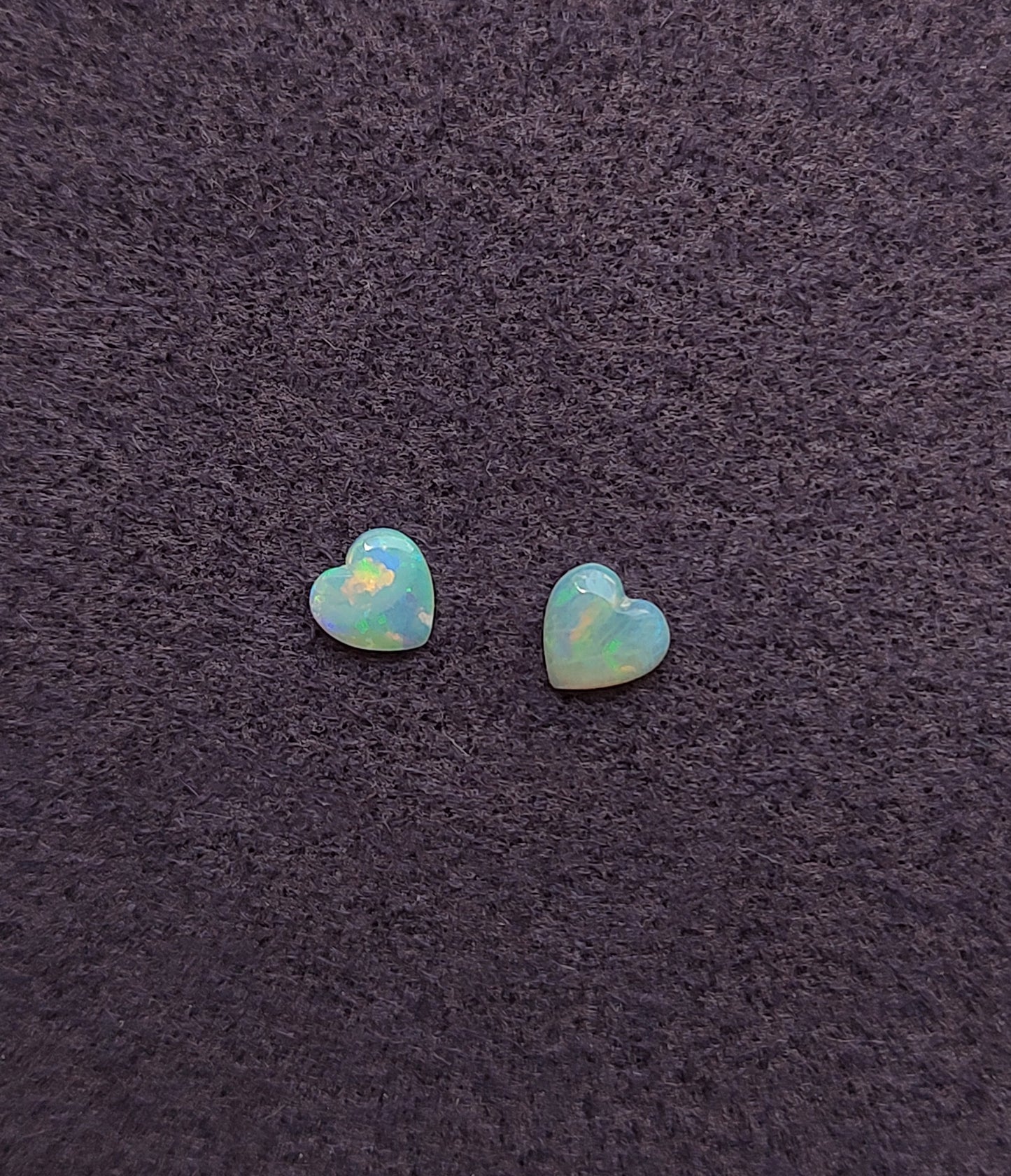Crystal Opal Hearts, 0.36ctw