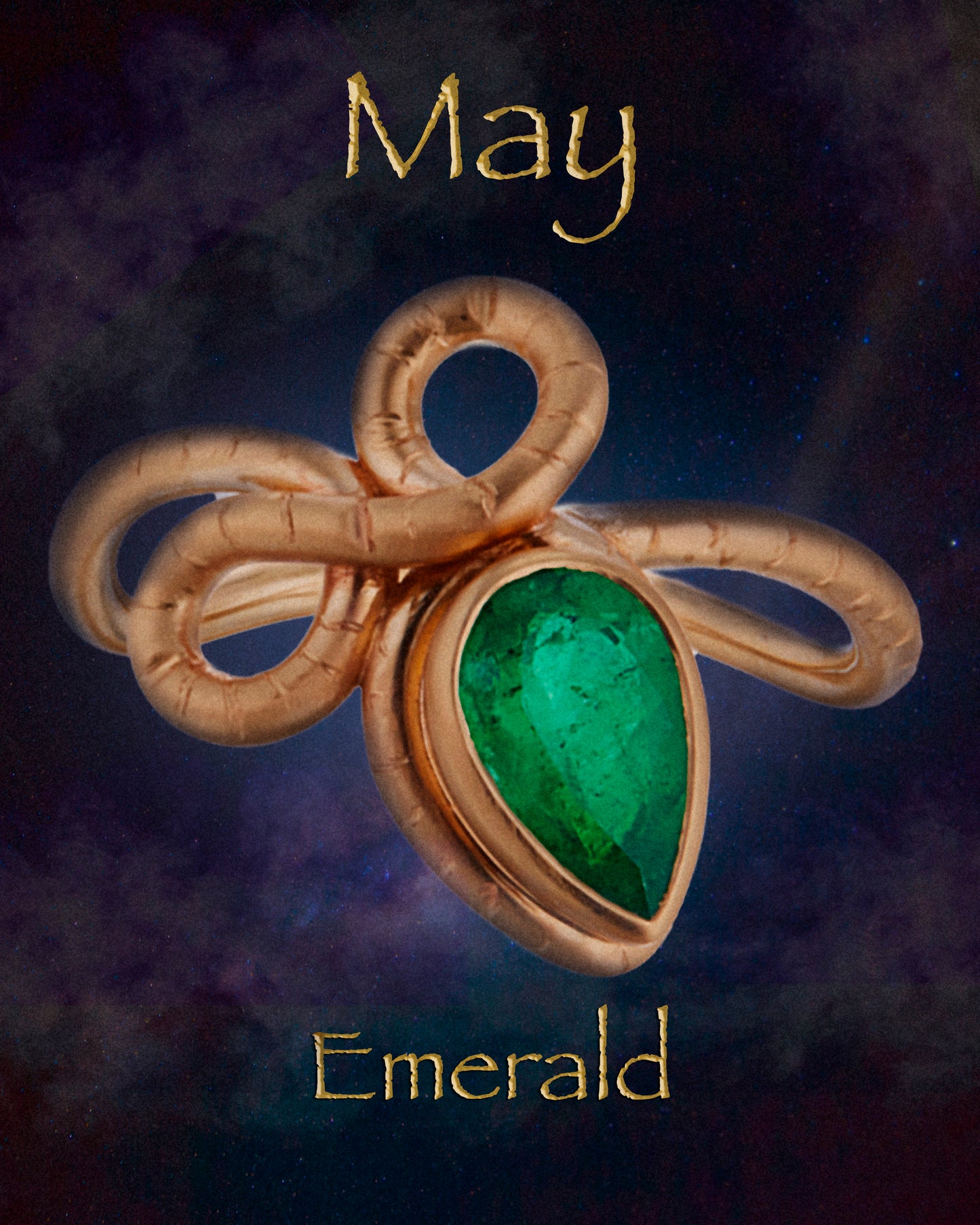 The Promise Ring with Emerald