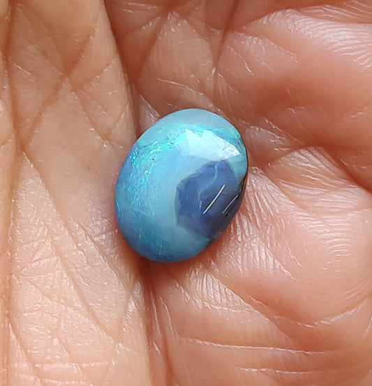Oval Boulder Opal Cabochon