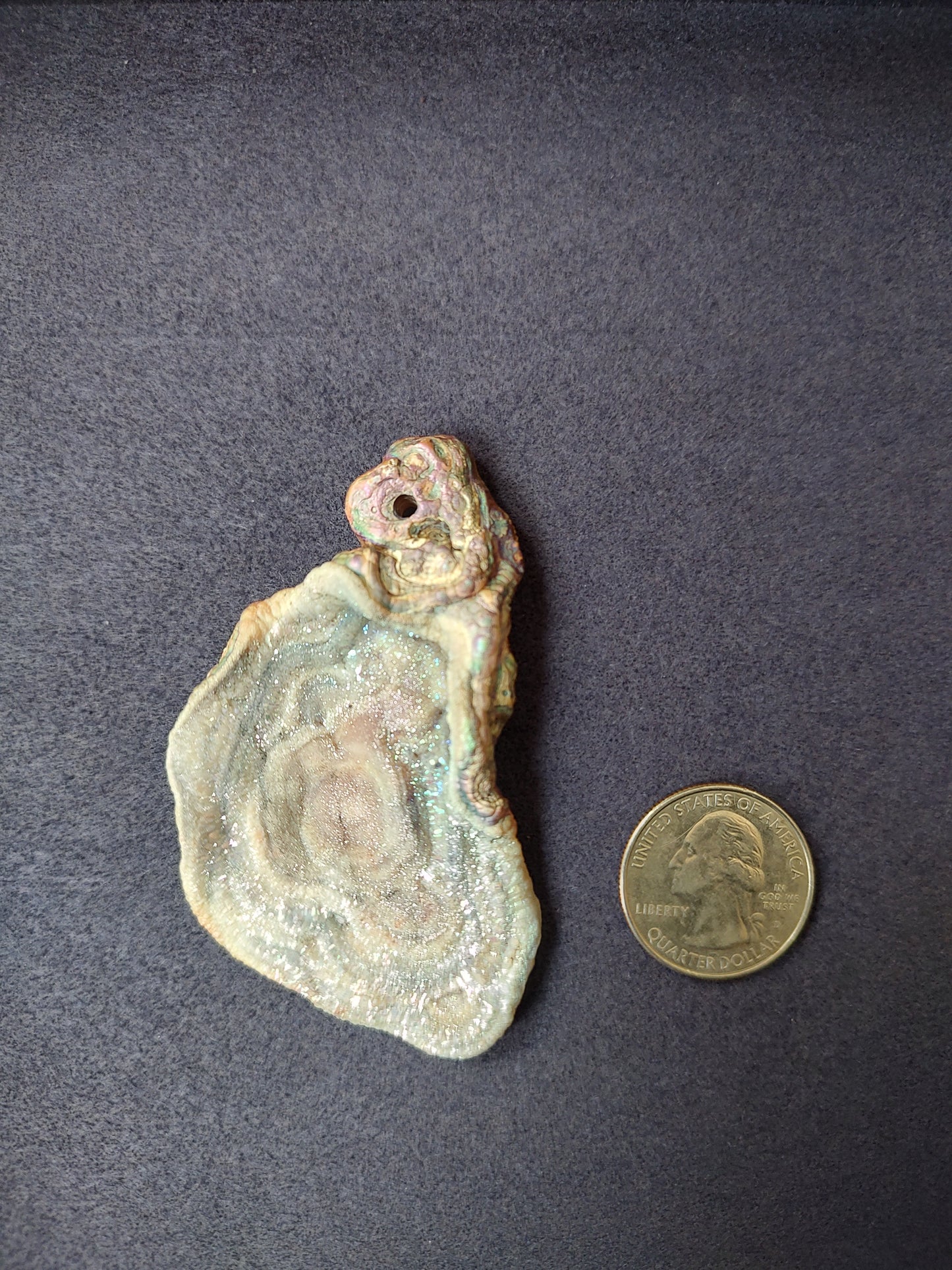 Some sort of Titanium Coated Druzy Agate