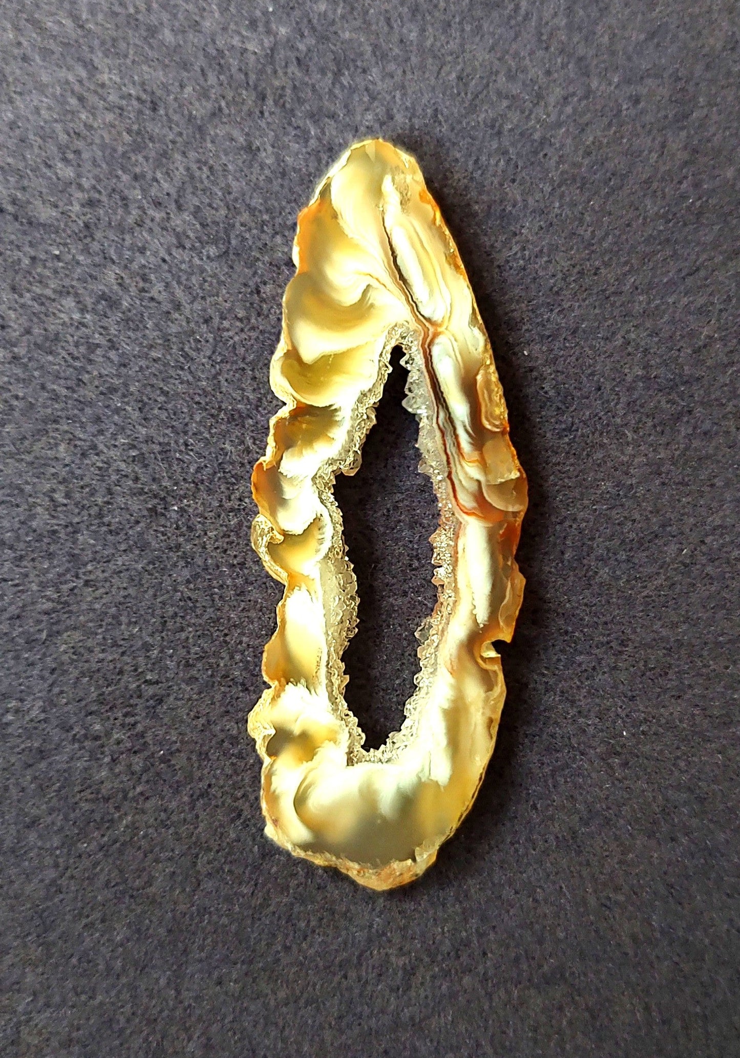 Agate with Geo Crystals
