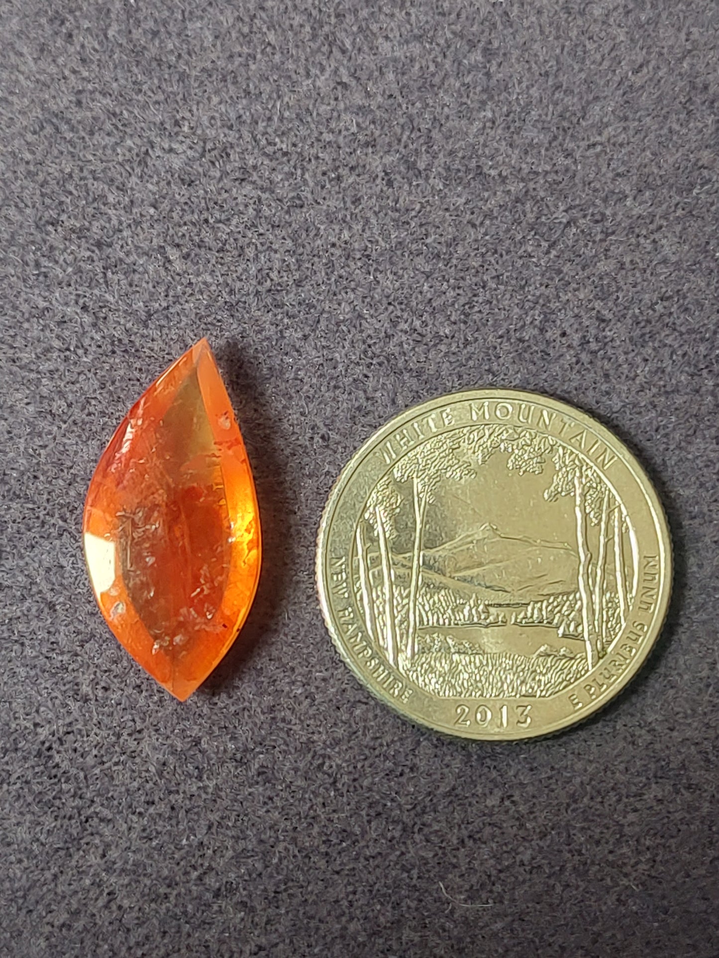 Iron Oxide Quartz (leaf shape)