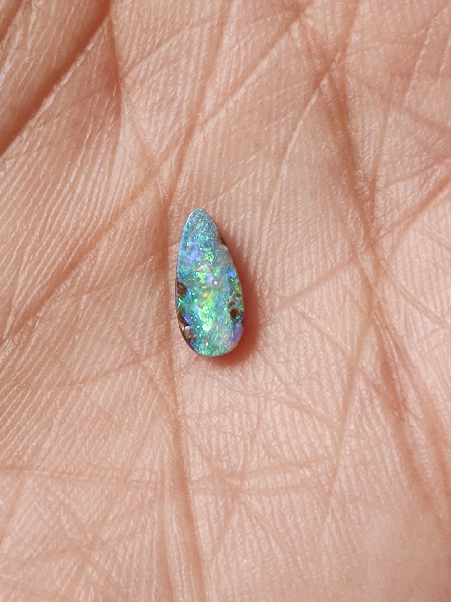 Pear Shape Boulder Opal Cabochon
