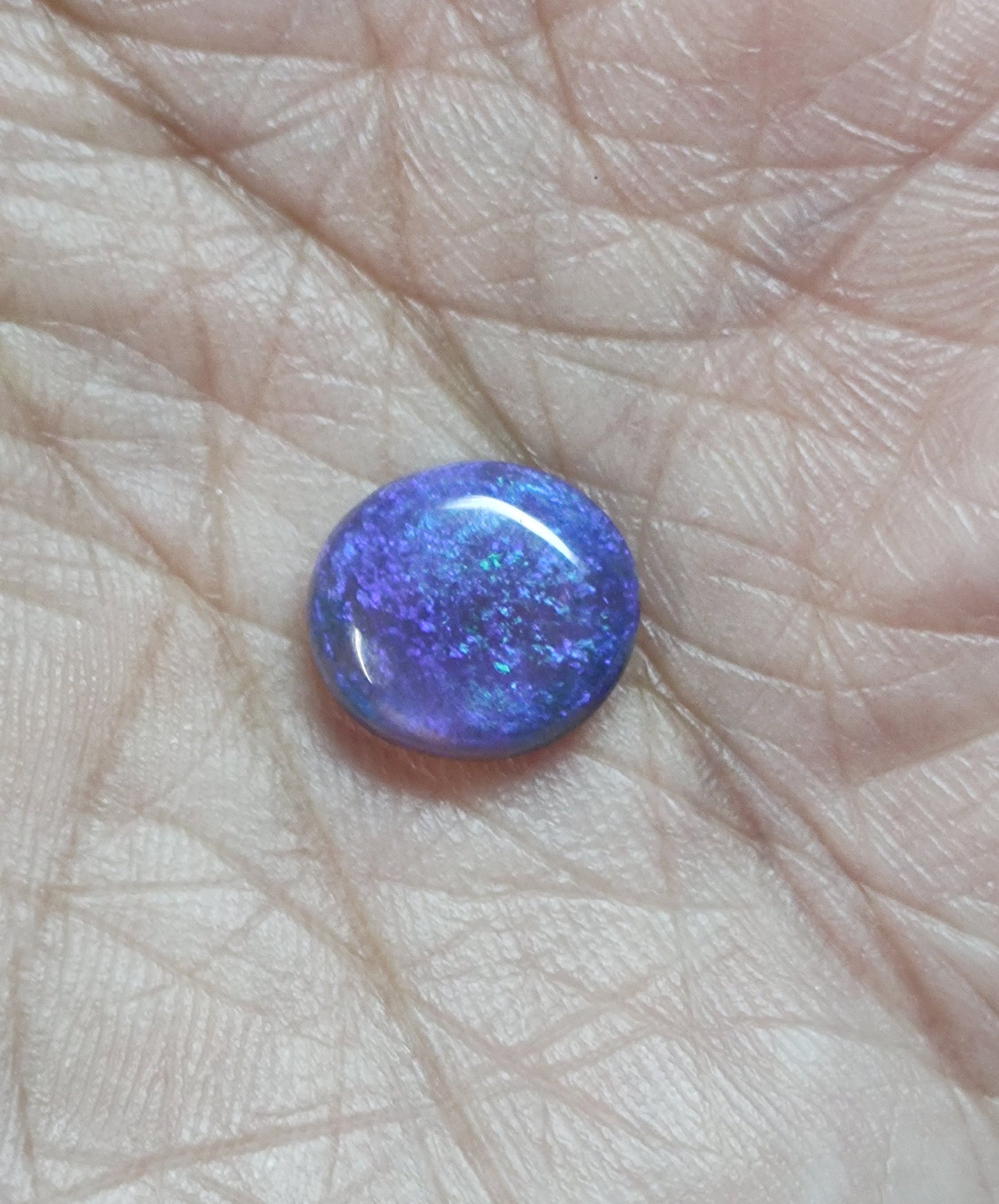 Semi-Black Opal Cabochon