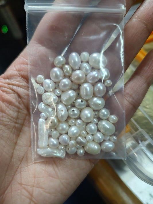 Small Parcel of Freshwater Pearl Beads