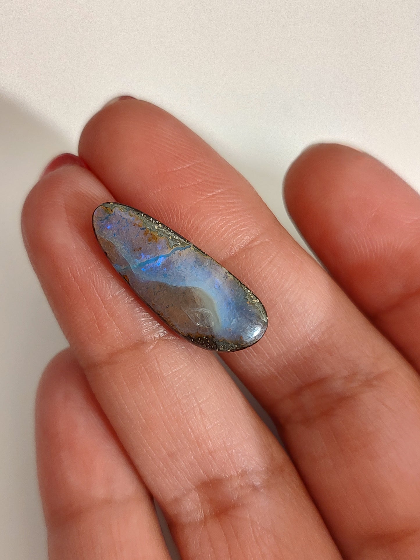 Modified Pear Shape Boulder Opal