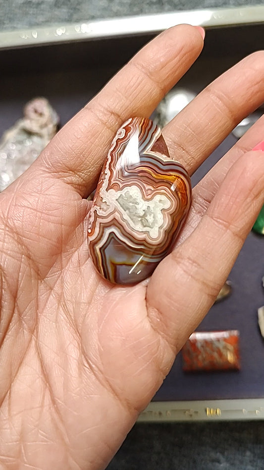Crazy Lace Agate Cabochon